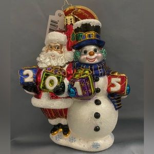 NWT 2015 Annual Christopher Radko Ornament